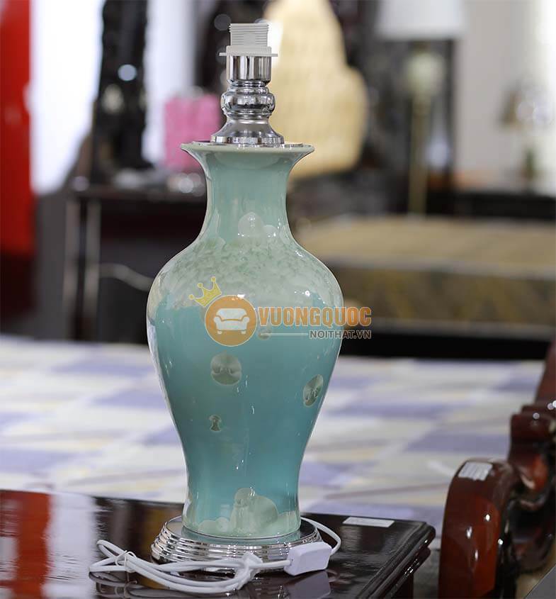 Bộ bình gốm trang trí màu xanh ngọc YS-T-317-2